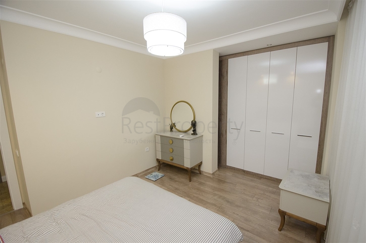 شقة 2 + 1 مع أثاث على مسافة قريبة من البحر