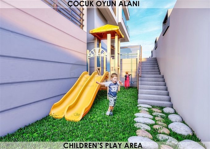 مجمع سكني 250 م عن البحر في كونيالتي