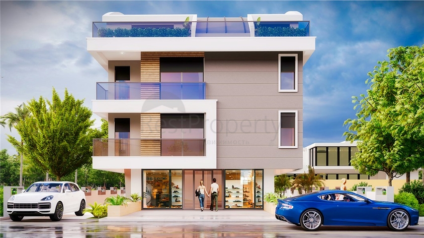 مجمع سكني 250 م عن البحر في كونيالتي