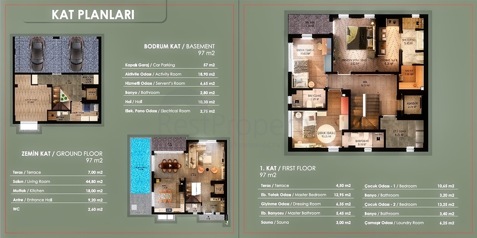 مشروع استثماري جديد فلل في منطقة كونيالتي