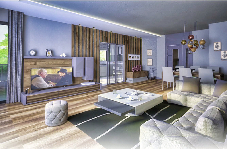 مجمع جديد يضم شقق 3 + 1،4 + 1 في منطقة دوشيميتي