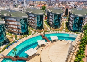 شقة 2 + 1 في مجمع غني بالبنية التحتية