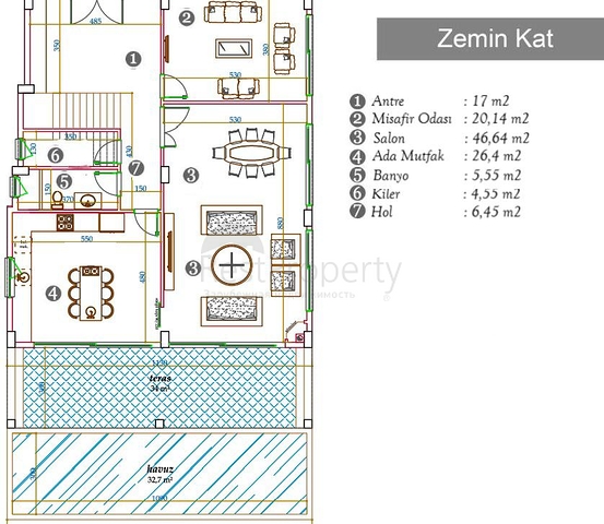 فيلا في دوشيميتي-انطاليا