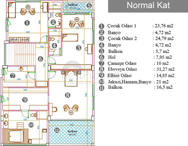 فيلا في دوشيميتي-انطاليا