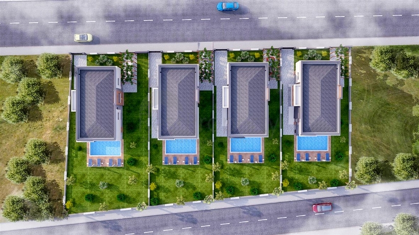 فيلا في منطقة دواجي - أنطاليا