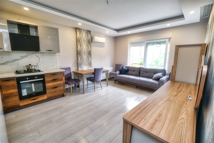 شقة 1 + 1 في منطقة كونيالتي - انطاليا