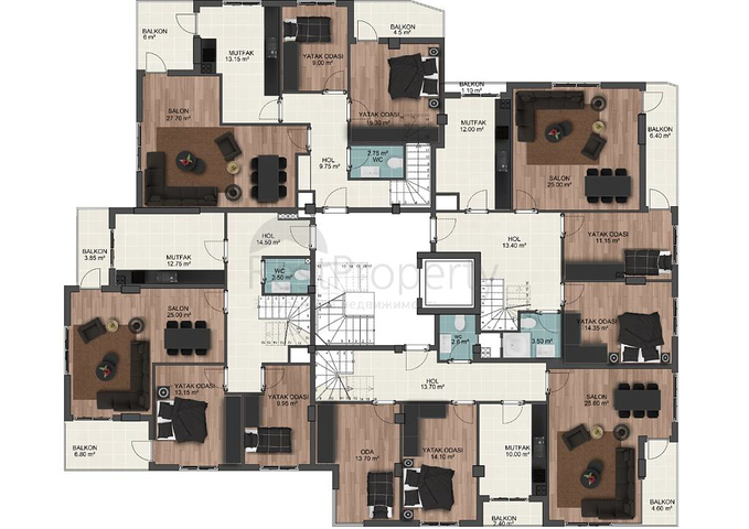 مجمع جديد في وسط المدينة