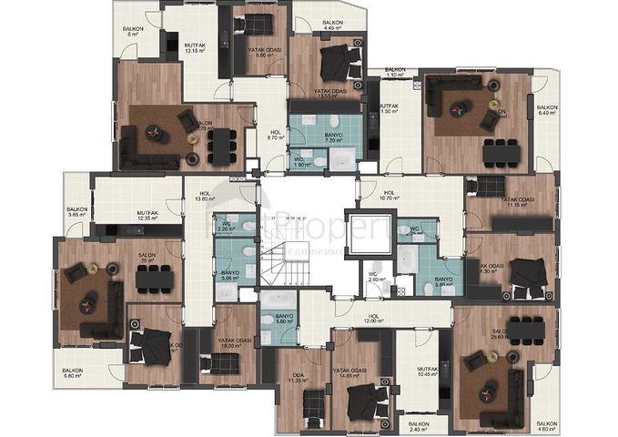 مجمع جديد في وسط المدينة