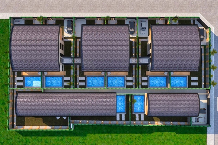 فلل في منطقة دوشميالتي - أنطاليا