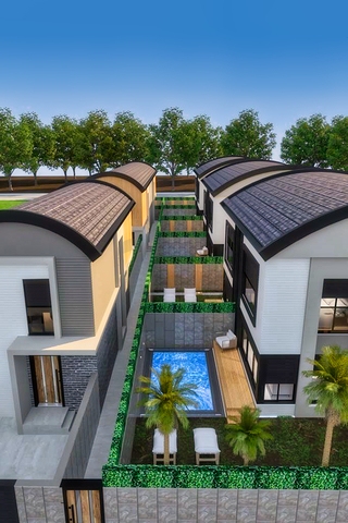 فلل في منطقة دوشميالتي - أنطاليا