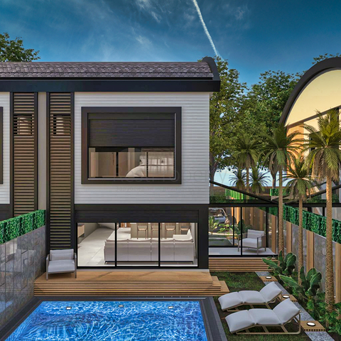 فلل في منطقة دوشميالتي - أنطاليا