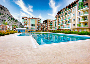 شقة 1 + 1 في منطقة كونيالتي - انطاليا