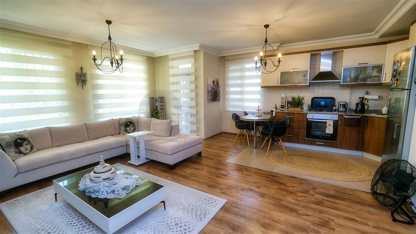 شقة 2 + 1 في منطقة تشاغليان - أنطاليا