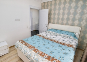 شقة في مجمع غني بالبنية التحتية في منطقة كونيالتي - أنطاليا.