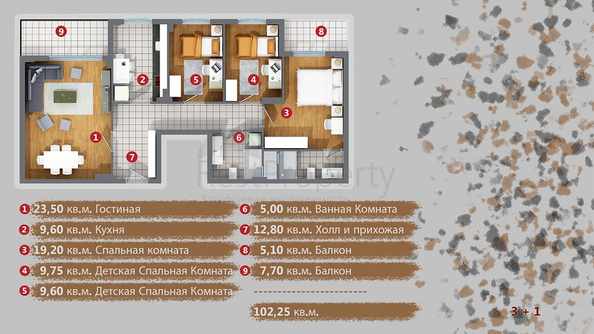 مشروع استثماري في منطقة كيبيز - أنطاليا