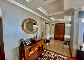 شقة 3 + 1 في مجمع مطل على البحر في لارا - أنطاليا