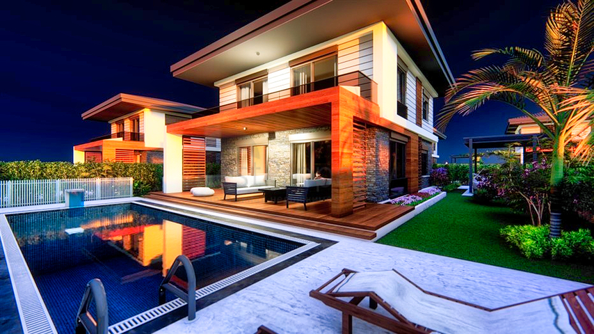 مجمع فلل في منطقة بيليك - أنطاليا