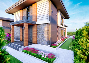 مجمع فلل في منطقة بيليك - أنطاليا