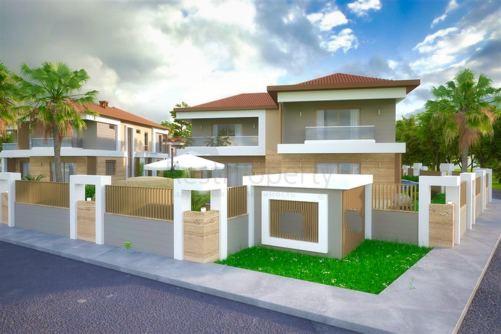 مجمع فيلات في منطقة دوشيميتي - أنطاليا