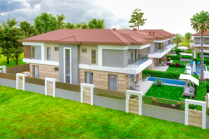 مجمع فيلات في منطقة دوشيميتي - أنطاليا