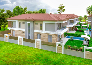 مجمع فيلات في منطقة دوشيميتي - أنطاليا