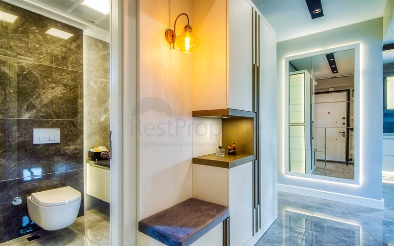 شقة 2 + 1 في منطقة ارابسويو الصغيرة - انطاليا