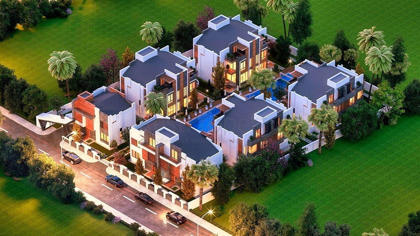 مشروع فريد من الفلل في منطقة كونيالتي الصغيرة - مراد باشا