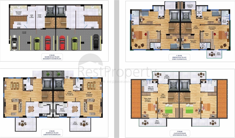 مشروع فريد من الفلل في منطقة كونيالتي الصغيرة - مراد باشا