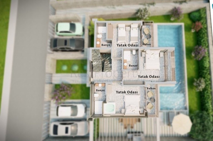 فيلا 5+1 في حي كالكان فتحية