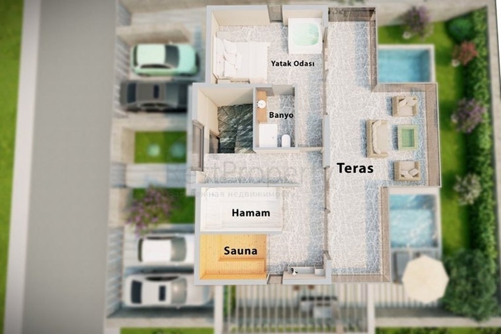 فيلا 5+1 في حي كالكان فتحية