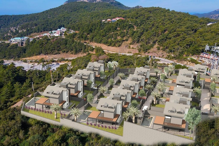 الفيلا 1+1,3+1 في منطقة فتحية