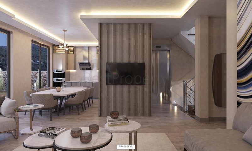 الفيلا 1+1,3+1 في منطقة فتحية