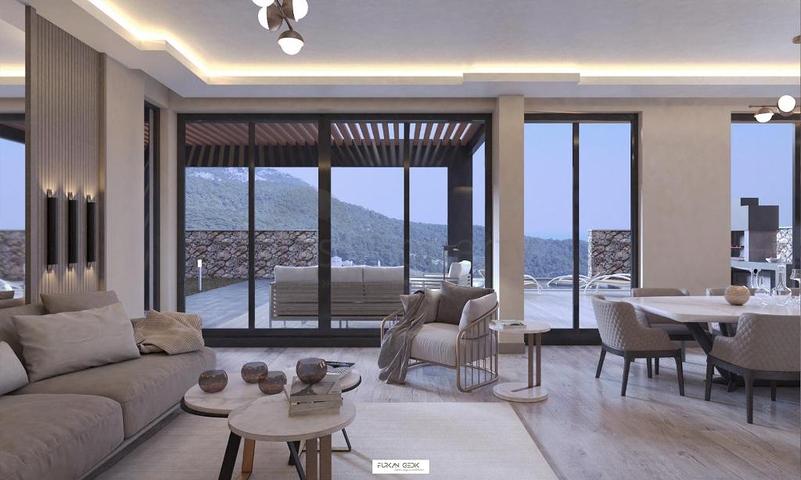 الفيلا 1+1,3+1 في منطقة فتحية