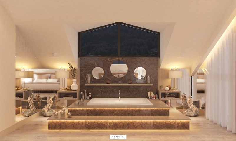 الفيلا 1+1,3+1 في منطقة فتحية