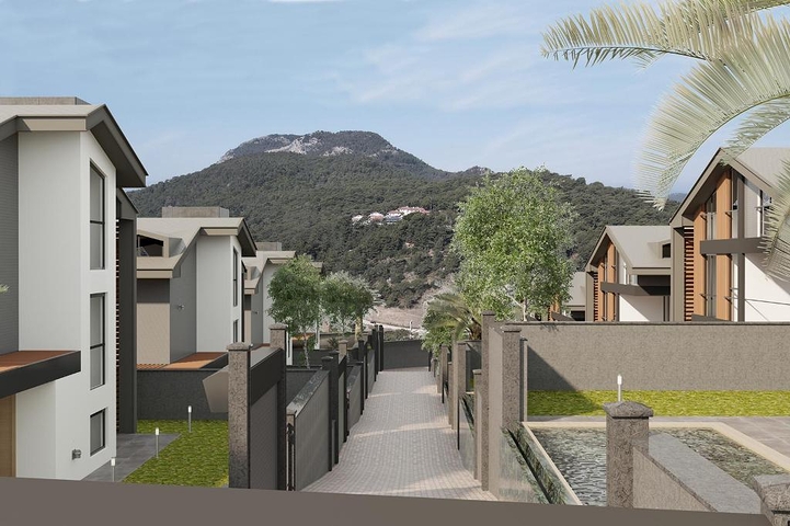 الفيلا 1+1,3+1 في منطقة فتحية