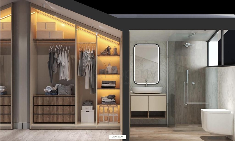 الفيلا 1+1,3+1 في منطقة فتحية