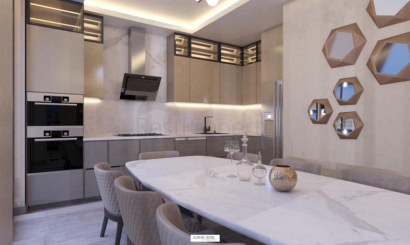 الفيلا 1+1,3+1 في منطقة فتحية