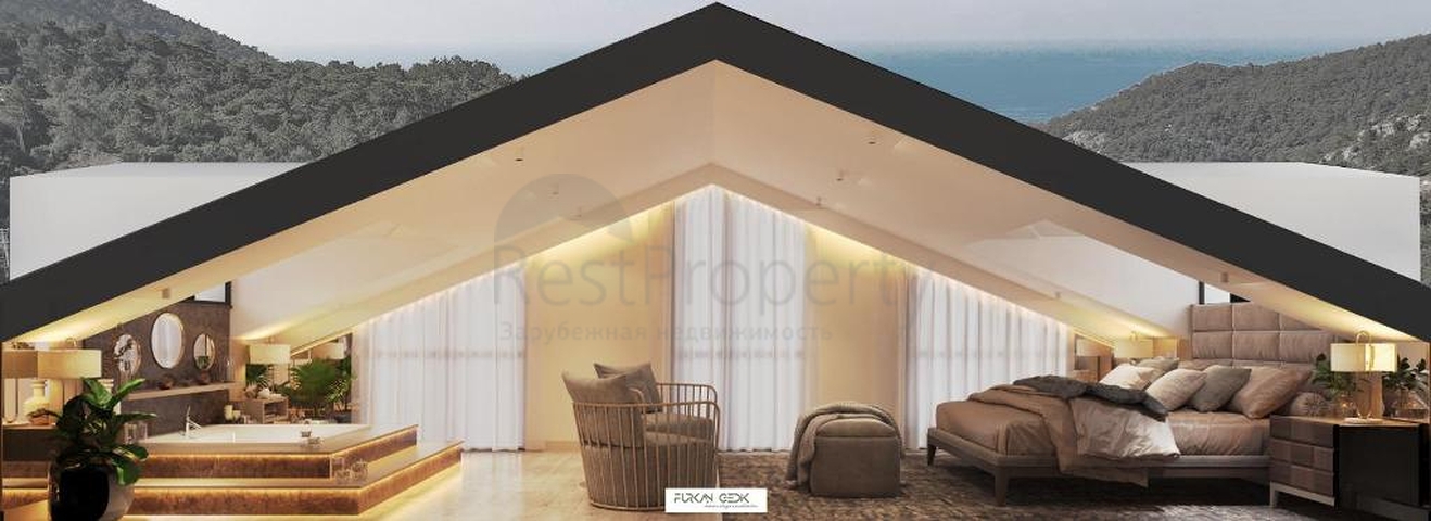 الفيلا 1+1,3+1 في منطقة فتحية