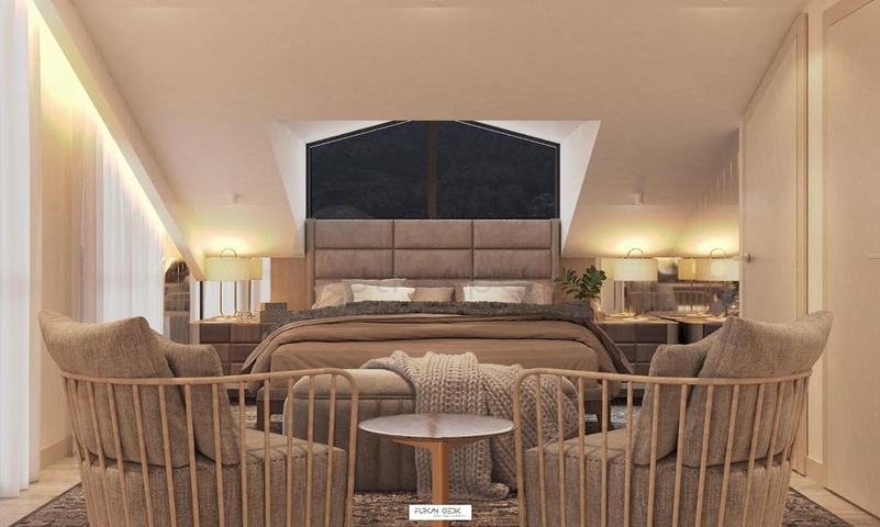 الفيلا 1+1,3+1 في منطقة فتحية