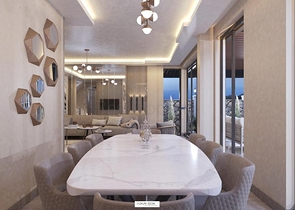 الفيلا 1+1,3+1 في منطقة فتحية