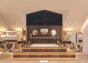 الفيلا 1+1,3+1 في منطقة فتحية