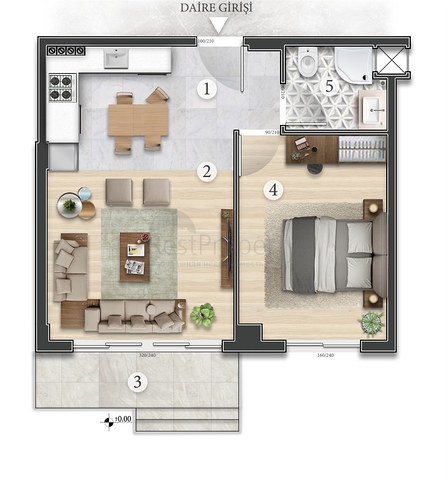 مشروع استثماري في منطقة ألتنتاش الصغيرة - أنطاليا