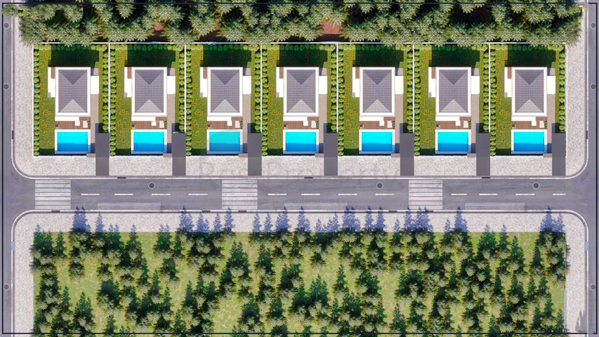 فلل في منطقة تشاميوفا ، كيمير - أنطاليا.