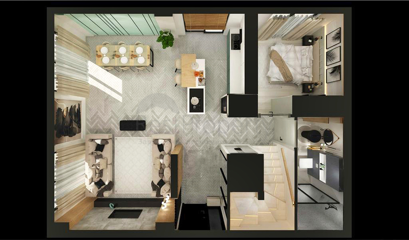 فلل في منطقة تشاميوفا ، كيمير - أنطاليا.