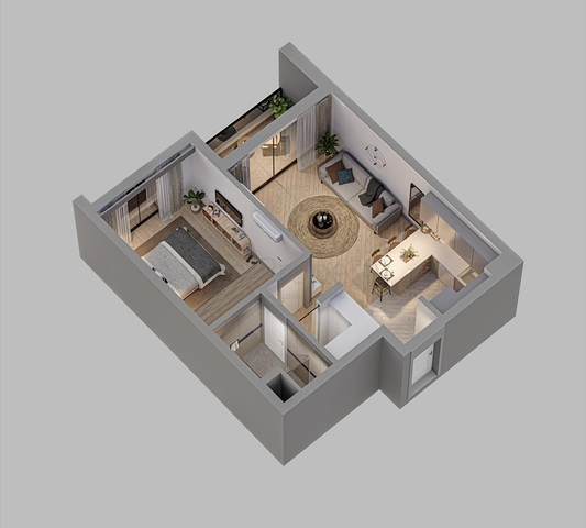 مشروع استثماري في منطقة ألتنتاش الصغيرة - أنطاليا