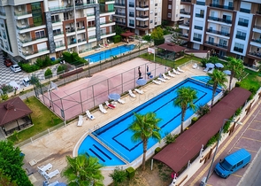 شقة 2 + 1 في منطقة هورما الصغيرة - أنطاليا