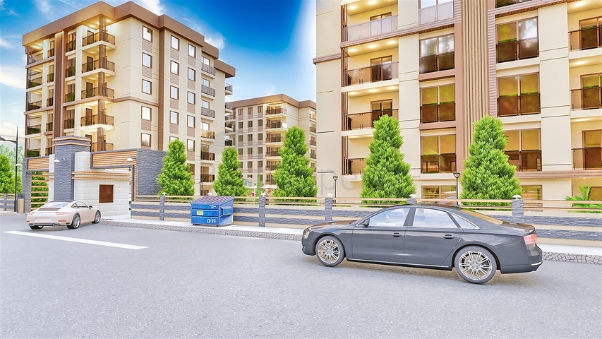 شقق 1 + 1 ، 2 + 1 ، 3 + 1 في منطقة كيبيز - أنطاليا