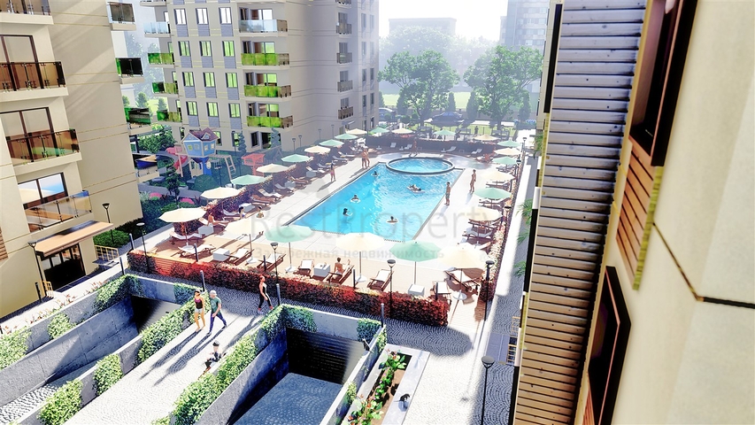 شقق 1 + 1 ، 2 + 1 ، 3 + 1 في منطقة كيبيز - أنطاليا