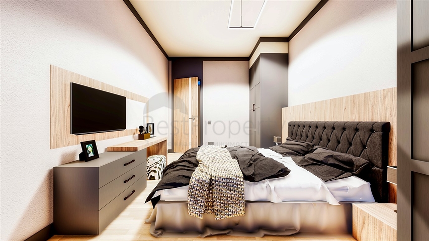 شقق 1 + 1 ، 2 + 1 ، 3 + 1 في منطقة كيبيز - أنطاليا