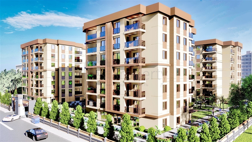 شقق 1 + 1 ، 2 + 1 ، 3 + 1 في منطقة كيبيز - أنطاليا